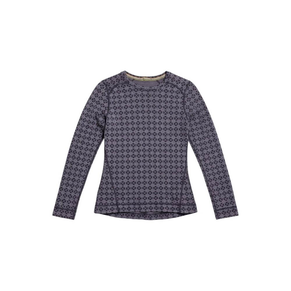 Smartwool Merino 250 Base Layer Pattern Crew Top Women’s Small Purple‎